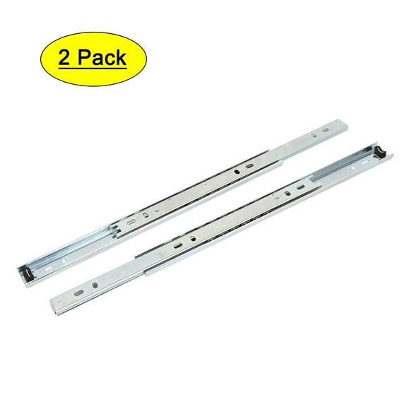 Uxcell 30cm Length Side Mounted Ball Bearing Furniture Drawer Slides 2Pcs