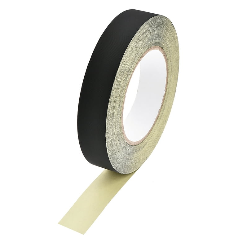 Uxcell 30m/98.4Ft 25mm Acetate Cloth High Temperature Adhesive Tape Black