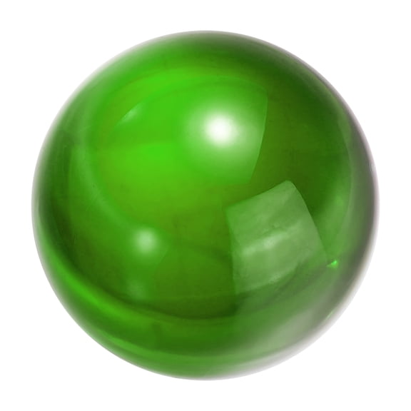 Uxcell 30mm/1.2" Crystal Sphere Ball Glass Solid Decorative Sphere Crystal Ball Prop Ornament for Feng Shui Divination Tabletop Fountain Decoration, Green