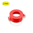 thumbnail image 1 of Uxcell 30mm Dia. 55x43mm Plastic Push Button Switch Cover Protector Red 2 Pack, 1 of 5
