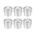 thumbnail image 1 of Uxcell 30mm Dia Universal Faucet Knob Handle Replacement Kit 6 Pack, 1 of 5