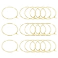 thumbnail image 1 of Uxcell 30mm Jump Rings, 100 Pack Metal O Ring Open Jump Rings for Jewelry Making Keychains, Golden, 1 of 6