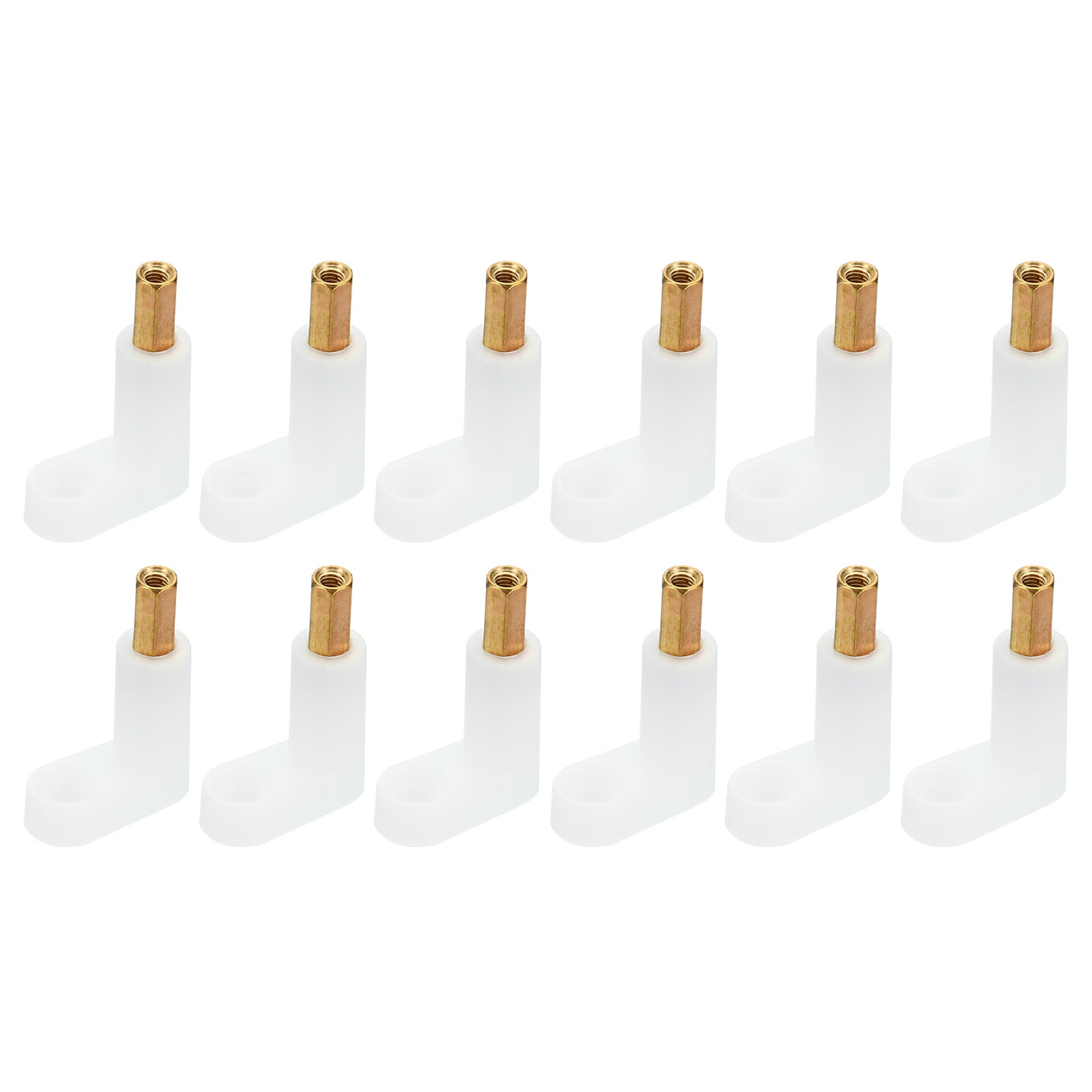 Uxcell 30mm L Type PCB Spacer Kit, 12Pack PCB Insulated Board ...