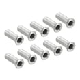 thumbnail image 1 of Uxcell 30mm Long Pipe Hexagon Countersunk Flat Head M10 Thread Lamp Rod 10 Pack, 1 of 5