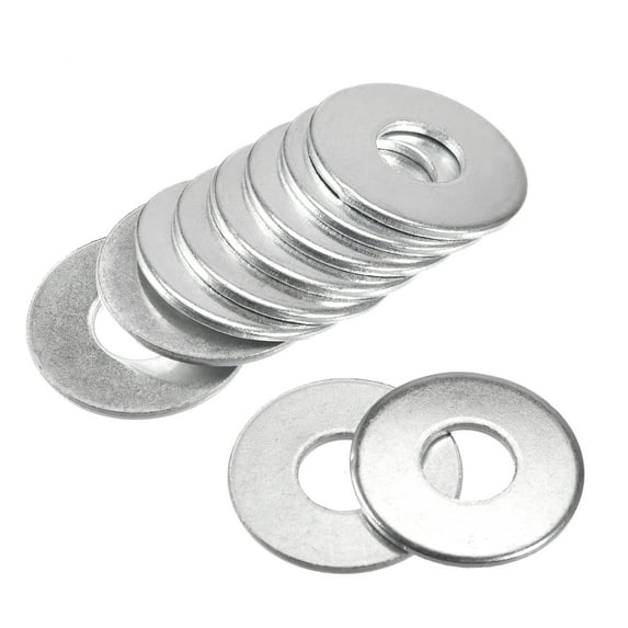 Uxcell 30mm x 12mm x 2mm Carbon Steel Flat Washer for Screw Bolt 100Pcs