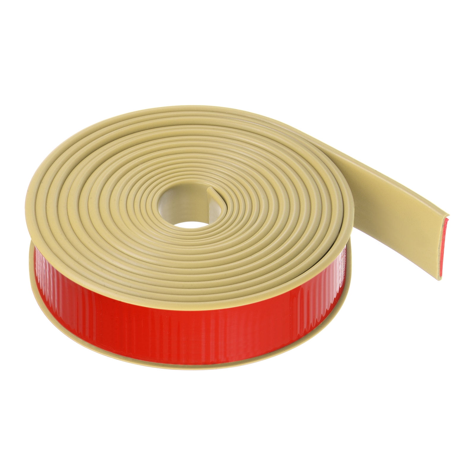 U-Shape Edge Banding, 16.4ft Self-Adhesive U Channel Edge Protector TPE Flexible Furniture Edge Protector Veneer Edging Trim For Cabinet Table Shelves (36mm, White