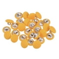 thumbnail image 1 of Uxcell 30pcs 18L Fabric Cloth Covered Button 11.5mm Metal Shank Round Sewing Buttons for Suits Dress Blouses, Yellow, 1 of 5