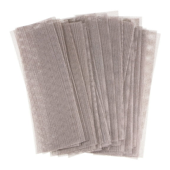 Uxcell 30pcs 600 Grits Mesh Sanding Screen Sheets 2-3/4" x 8" Wet or Dry Sandpaper Pads for Wood Metal Automotive