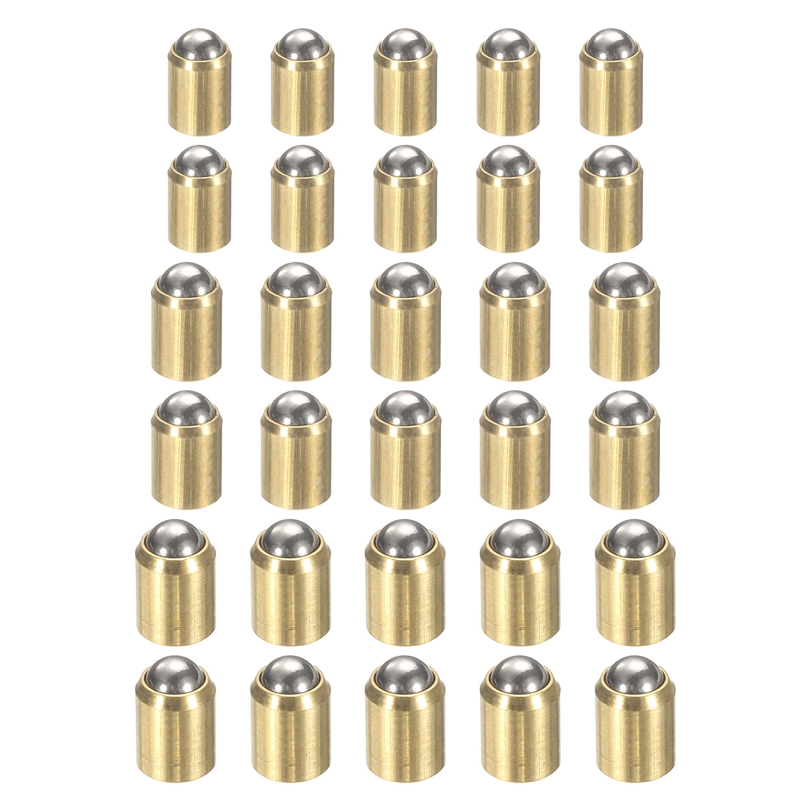 Uxcell 30pcs Ball Point Spring Plunger 2x3mm / 3x4mm / 4x5mm Brass No ...