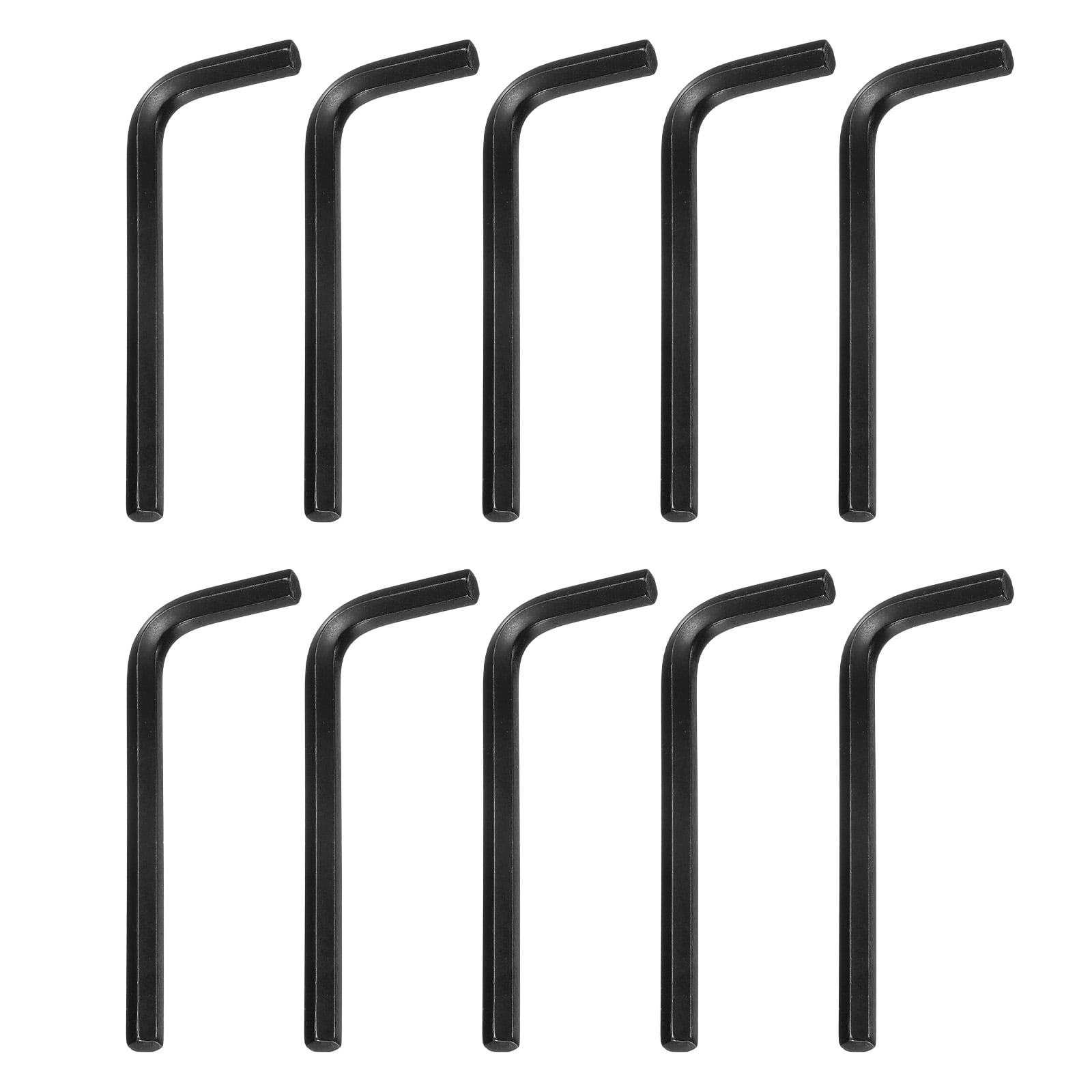 Uxcell 30pcs Hex Key Wrench 7/32" 45# Carbon Steel L-Shape Hexagon SAE Wrenches Repairing Tool for Home DIY Bike Motorcycle Repair, Black