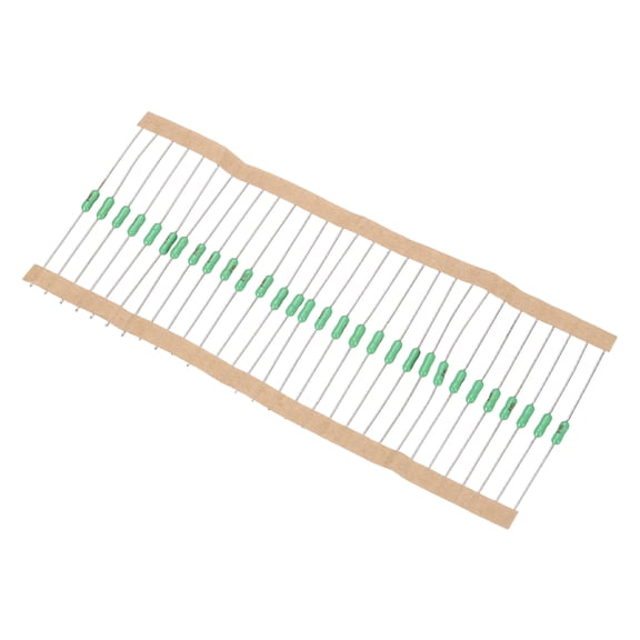 Uxcell 30pcs Resistance Fuse, 250V 10A Link Fast Blow Leaded Resistance Fuse for Telecom Communication Electronics Lighting, Green