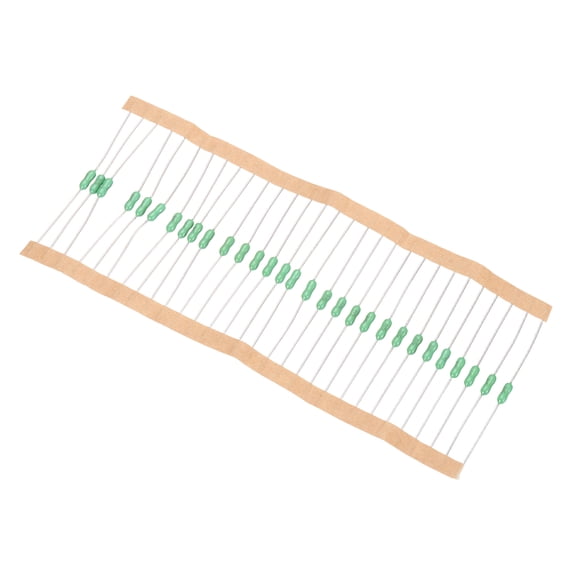 Uxcell 30pcs Resistance Fuse, 250V 5A Link Fast Blow Leaded Resistance Fuse for Telecom Communication Electronics Lighting, Green