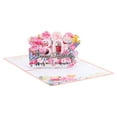 thumbnail image 1 of Uxcell 30th Birthday Card Pop-Out Birthday Card 3D Flower Bouquet Butterflies, 1 of 5
