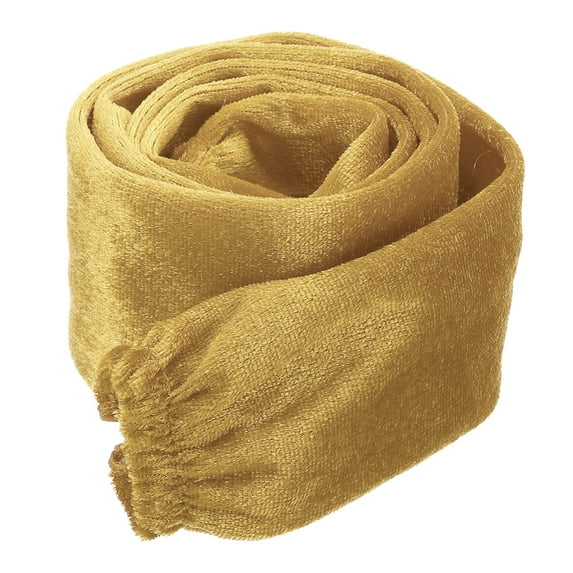 Uxcell 31.5 Inch Chandelier Chain Cover Chain Protective Sleeve Washable with Zipper Gold Tone