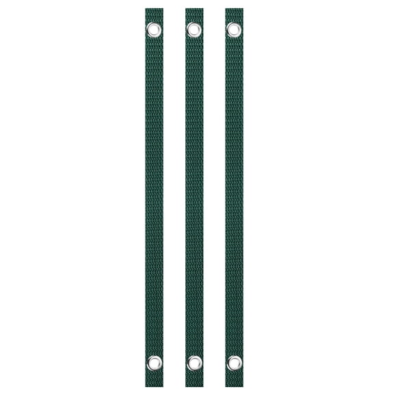 Uxcell 31.5 Inch Tree Straps for Staking, 3 Pack Tree Support Straps with Grommets, Green