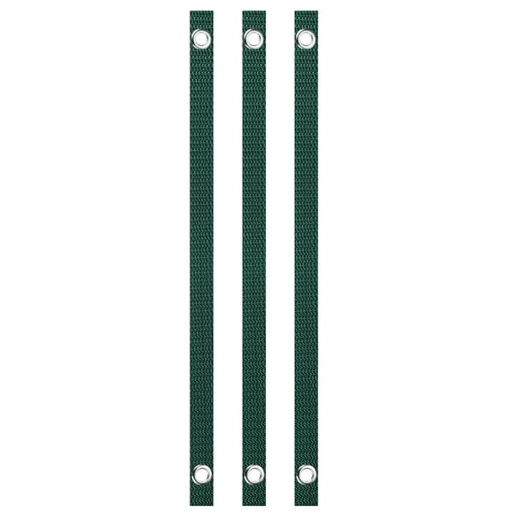 Uxcell 31.5 Inch Tree Straps for Staking, 3 Pack Tree Support Straps with Grommets, Green