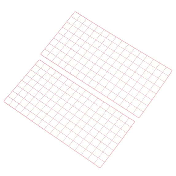 Uxcell 31.5"x16" Wire Grid Panel, 2 Pack Board for Photo Display and Home Office Wedding Decor, Pink