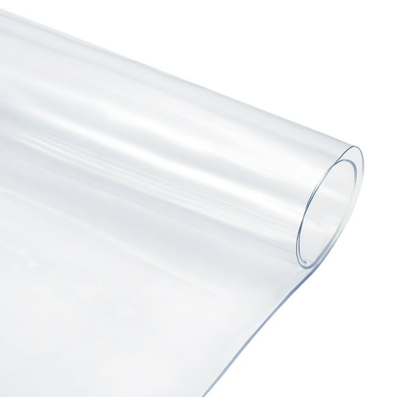 Uxcell 31.5x51.2" Table Protector, PVC Rectangular Waterproof Round Corner Design Placemat Desk Pad Mat, Clear