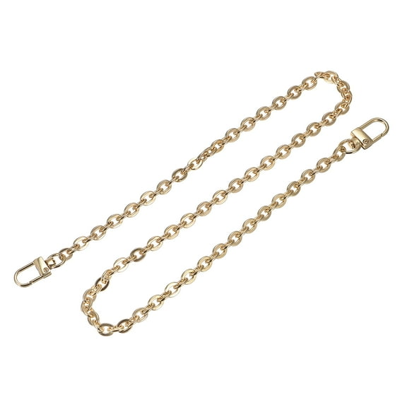 Uxcell 31"x0.28" Purse Chain Strap, Purse Handle Shoulder Bags Replacement Strap, Gold