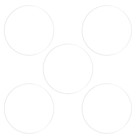 Uxcell 31mm Soft TPU Anti Scratch HD Clear Round Watch Glass Screen Protectors 5 Pack