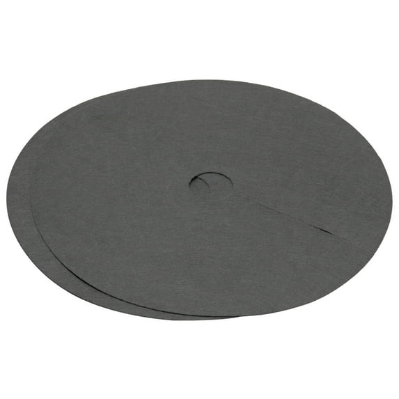 Uxcell Tree Mulch Ring Nonwoven Tree Protector Mat Plant Cover Black 2 Pack 32.3"