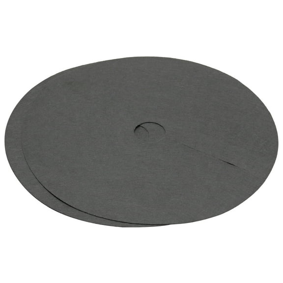 Uxcell Tree Mulch Ring Nonwoven Tree Protector Mat Plant Cover for Weed Control Round Weed Black 2 Pack 32.3"