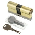 thumbnail image 1 of Uxcell 32.5/32.5 (65mm Overall) European Double Lock Cylinder with Keys, 1 of 6