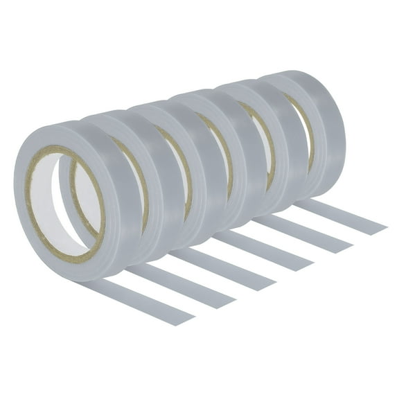 Uxcell 32.8Ft Tennis Racket Badminton Racquet Grip Finishing Tapes, Silver 6 Pack