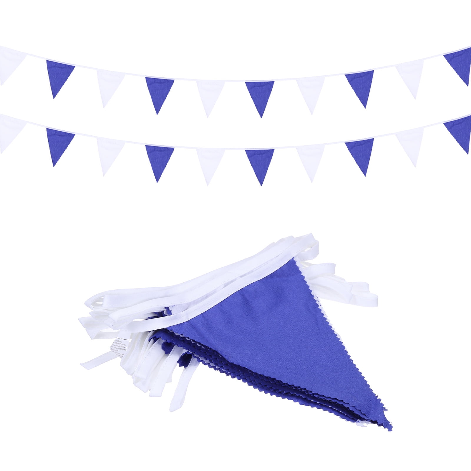 Uxcell 32 Feet Garland Pennant Bunting Fabric Flags Hangings Banner Sky ...