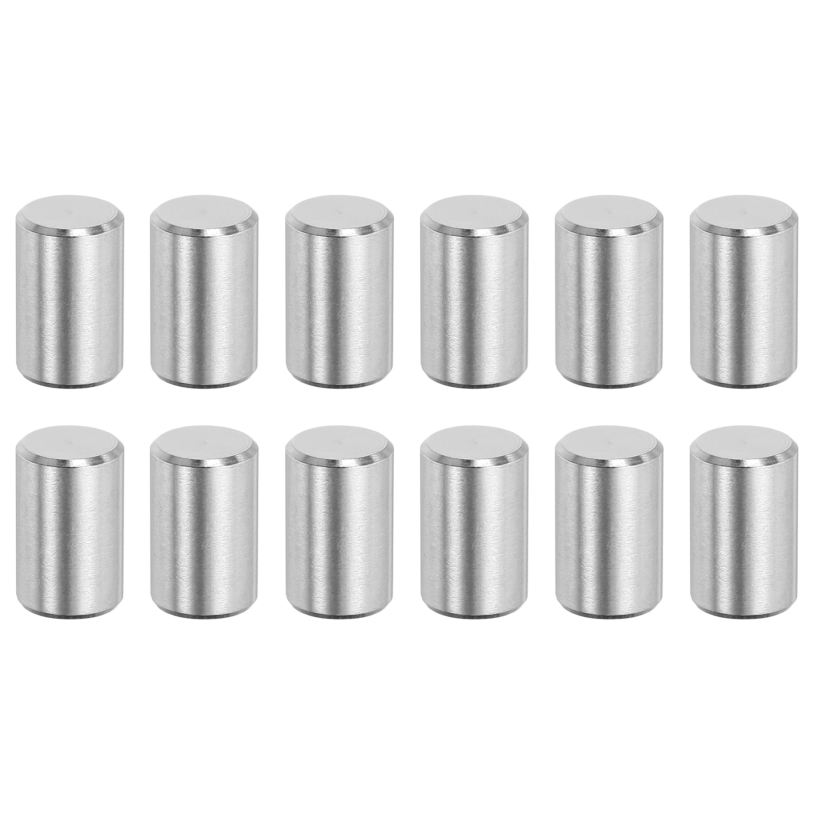 Uxcell 32 Pack M10 x 16mm Dowel Pin, 304 Stainless Steel Cylindrical Dowel Pins, Shelf Support Pegs Rod Fastener for Cabinet Furniture DIY Installation Industry Mechanical