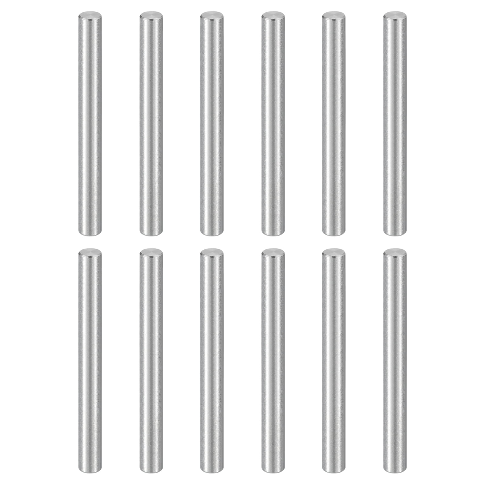 Uxcell 32 Pack M5 x 80mm Dowel Pin, 304 Stainless Steel Cylindrical Dowel Pins, Shelf Support Pegs Rod Fastener for Cabinet Furniture DIY Installation Industry Mechanical
