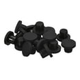thumbnail image 1 of Uxcell 32 Pieces Black Rubber Stopper, 12mm Plug Holes for 11.5-11.8mm/0.45-0.46" Hole, 1 of 6