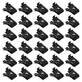 thumbnail image 1 of Uxcell 32 Pieces Cabinet Shelf Clips Metal Adjustable Shelf Bracket Clips, Black, 1 of 4