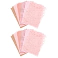 thumbnail image 1 of Uxcell 32 Sheets Textured Scrapbook Paper, Mixed Special Paper Mesh Fabric Assorted Set for Scrapbooking Junk Journal Card DIY Materials Collage Card Embellishments Supplies, Pink, 1 of 6