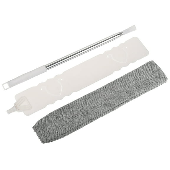 Uxcell 32" to 100" Microfiber Cleaning Duster with Extension Pole Gap Brush, White