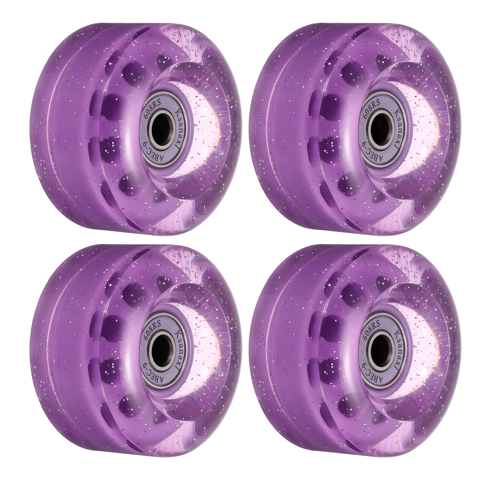 Uxcell 32 x 58mm Roller Skate Wheels with Bearings 82A Quad Skate