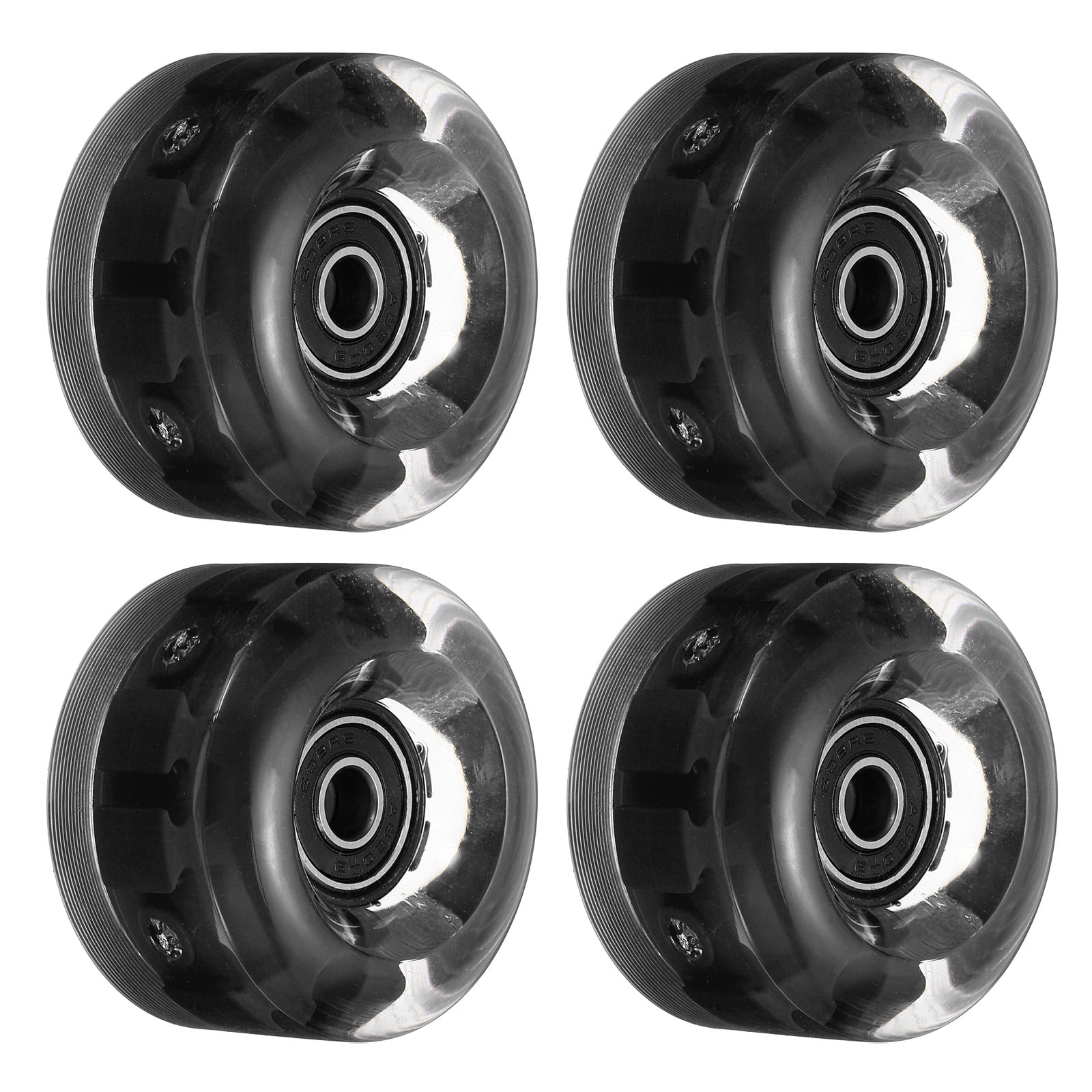 Uxcell 32 x 58mm Roller Skate Wheels with Bearings Light Up Wheel Quad