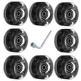 thumbnail image 1 of Uxcell 32 x 58mm Roller Skate Wheels with Bearings Light Up Wheel Quad Skate Replacement, Green Pink Blue 8 Pack, 1 of 7