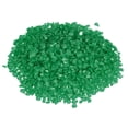 thumbnail image 1 of Uxcell 320g/0.7Lbs Irregular Decorative Glass Gravel Rock Sand Stone Green, 1 of 5