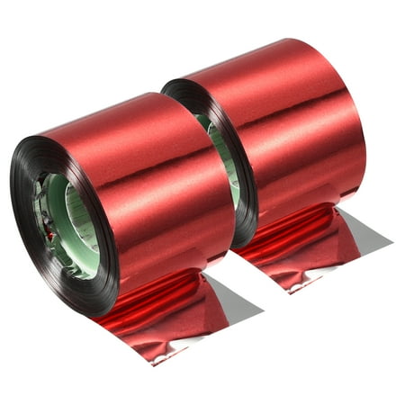 Uxcell 328.08 ft x 1.89" Repellent Ribbon Keep Away Bird Reflective Scare Tape, Red 2Pack