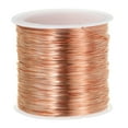 thumbnail image 1 of Uxcell Solid Bare Copper Wire Pure Copper Wire Soft Beading Wire Metal Plant Stem Ties Copper Tone 28 Gauge 1Pcs, 1 of 5