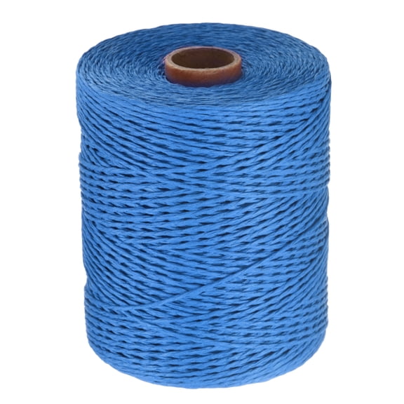 Uxcell 328 Yards Raffia Ribbon, 2mm Raffia Twine Wrapping Ribbon Paper String Craft Wire for Gift Wrapping DIY Projects Flower Bouquet Making Decoration, Blue
