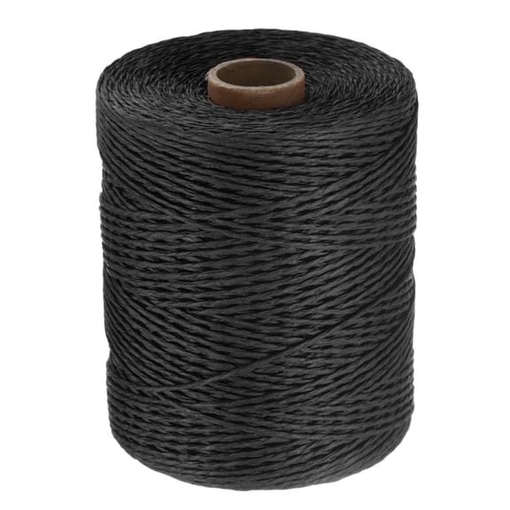 Uxcell 328 Yards Raffia Ribbon, 2mm Raffia Twine Wrapping Ribbon Paper String Craft Wire for Gift Wrapping DIY Projects Flower Bouquet Making Decoration, Black