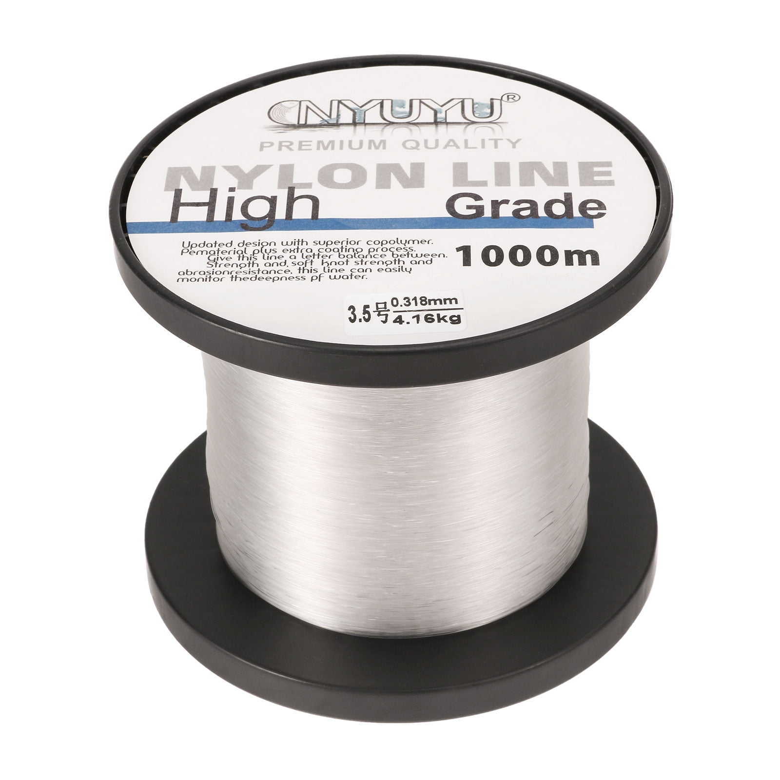 Uxcell 3281FT 8lb 2.5# Fluorocarbon Coated Monofilament Nylon Fishing Line  String Wire Clear