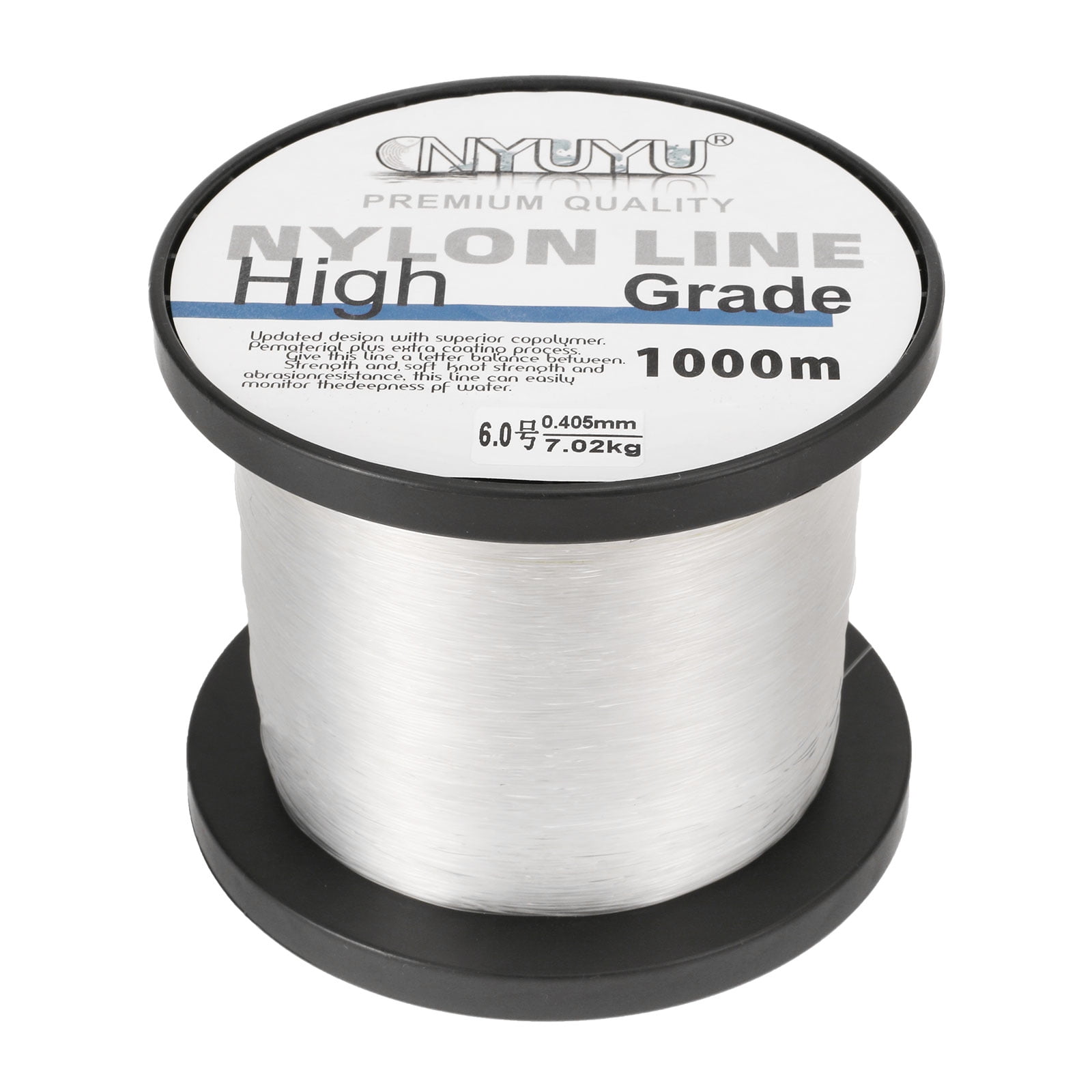 Uxcell 3281FT 4lb 1.0# Fluorocarbon Coated Monofilament Nylon Fishing Line  String Wire Clear