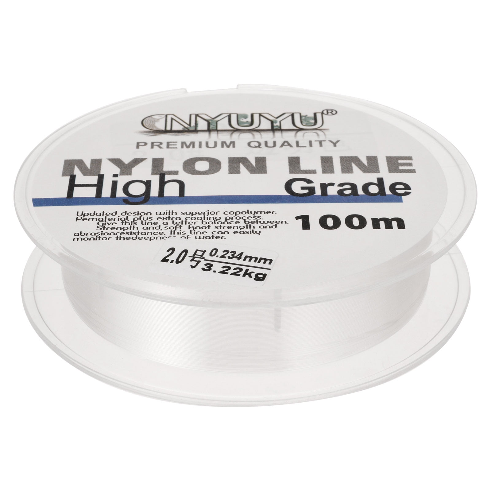Uxcell 328FT 7lb 2.0# Fluorocarbon Coated Monofilament Nylon