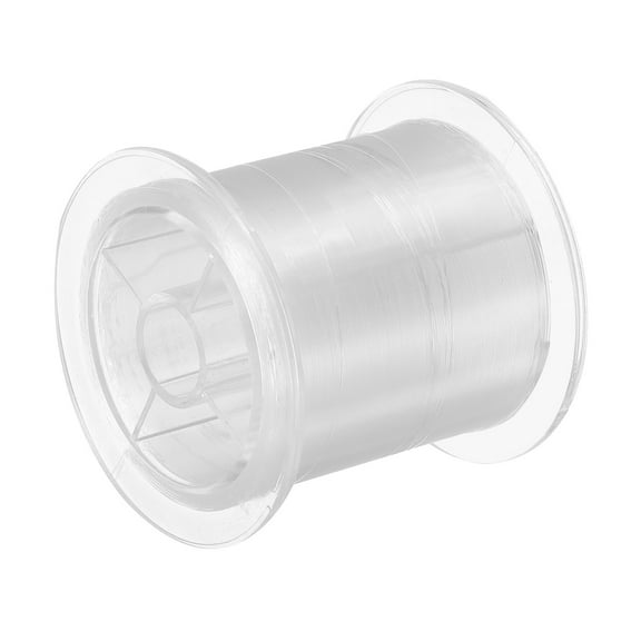 Uxcell 328Yard/984FT Nylon Fishing Line, 17Lb Monofilament String Wire Fluorocarbon Coated for DIY Craft, Clear