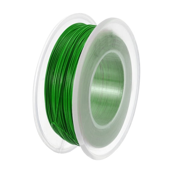 Uxcell 328ft Picture Hanging Wire, Coated Cable 304 Stainless Steel Rope for Photo Frame Artwork Green 0.015" Dia.