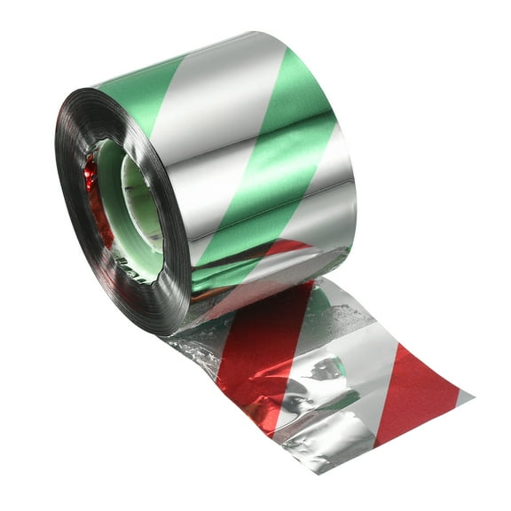 Uxcell 328ftx1.9" Repellent Keep Away Bird Reflective Scare Tape, Green Silver