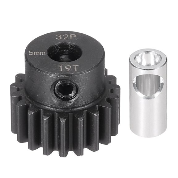 Uxcell 32P 19T Pinion Gear Set with Adapter Shaft, 5/8" x 5/8" Motor Gears